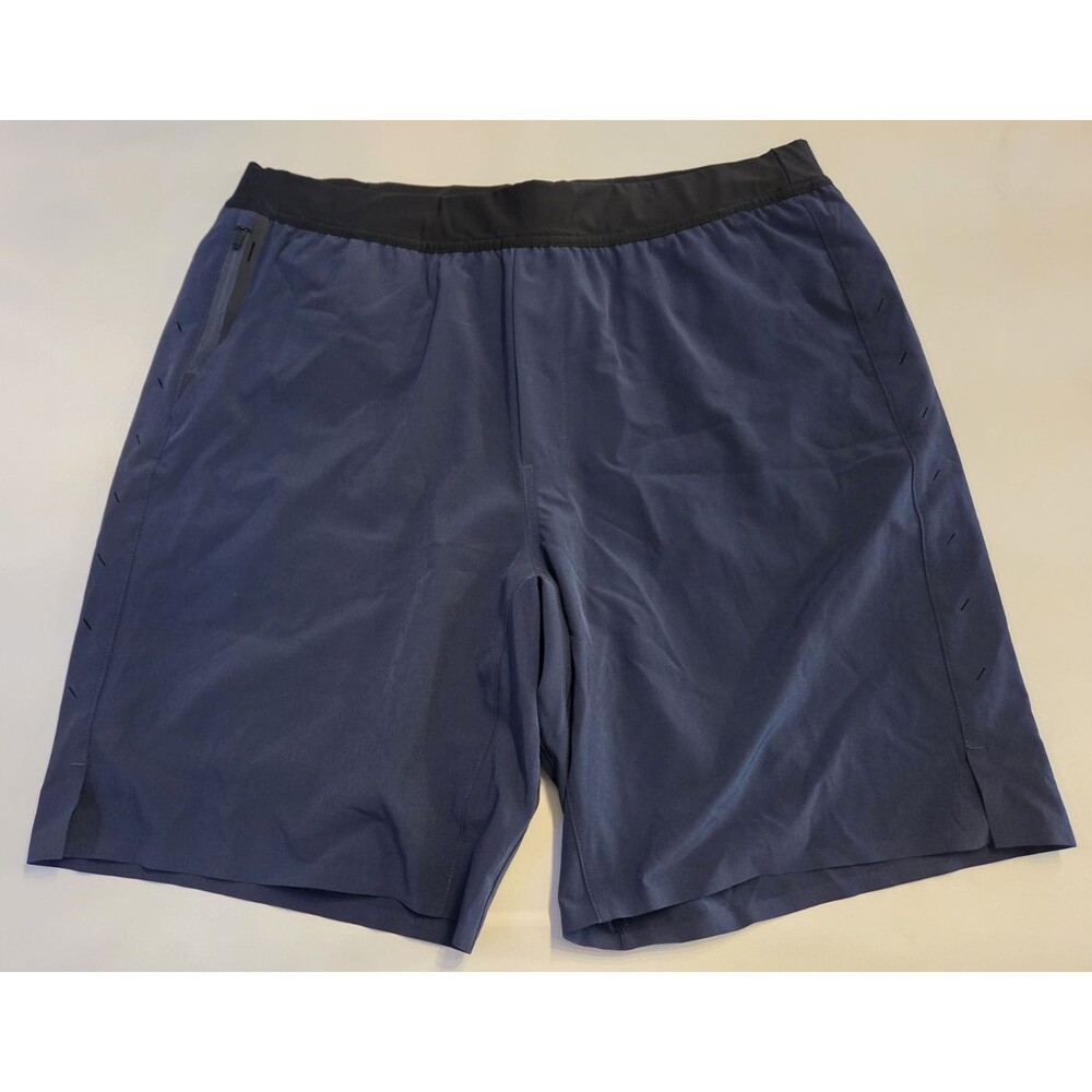 NWOT Ten Thousand Interval Short Lined Navy Blue 9" Training Performance Gym XL